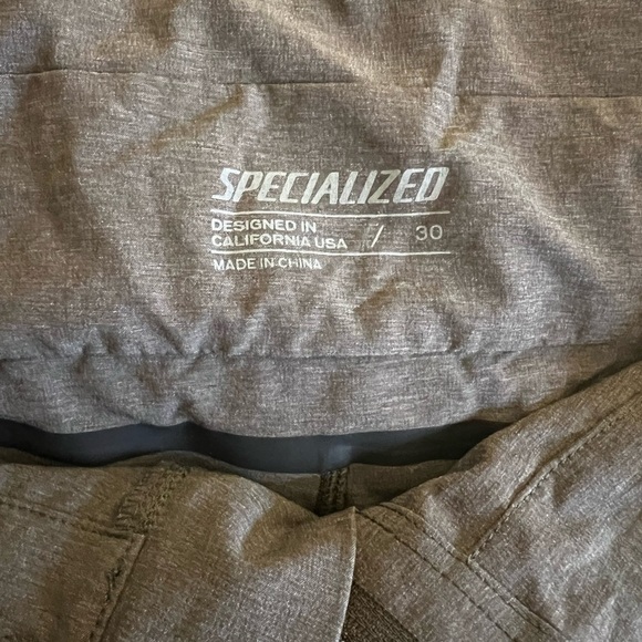 Men's Gray Specialized Cycling Shorts - Picture 5 of 5